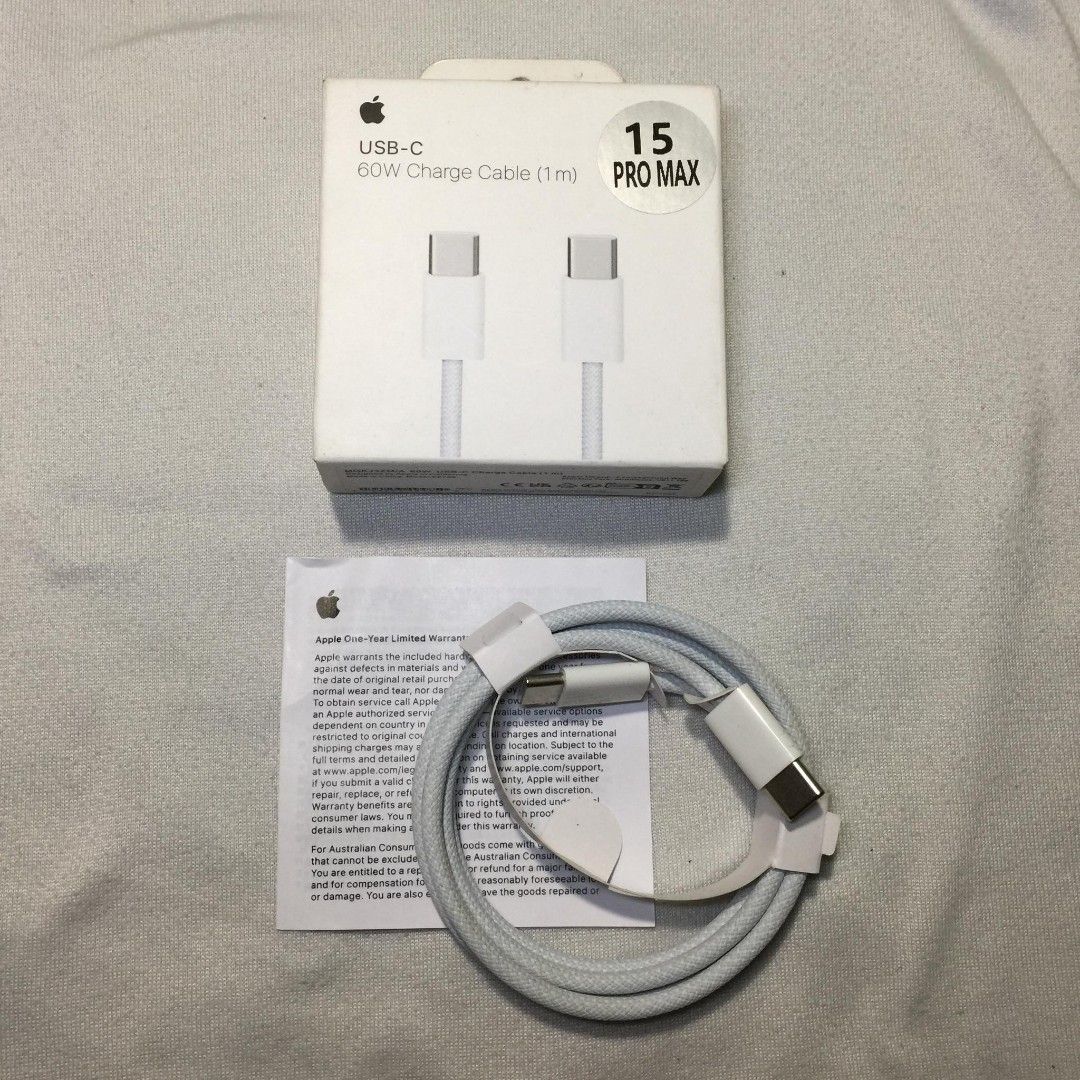 iPhone 15 Promax CABLE ONLY (Category: Chargers & Cables) located in Manila. Submitted by mfsm_finds.shop (Listing ID 1431165322, Image 1). Description: .