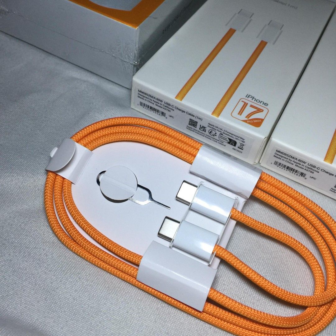 iPHONE 17 PROMAX CABLE ONLY (Category: Chargers & Cables) located in Manila. Submitted by mfsm_finds.shop (Listing ID 1431165426, Image 2). Description: .