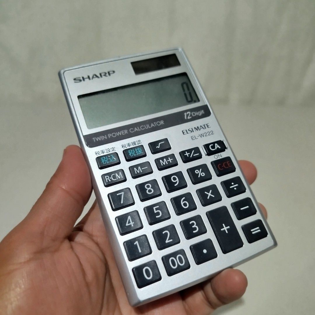 Japan Sharp ELSI MATE EL-W222 Calculator tested ok (Category: Office & Business Technology) located in Bulacan. Submitted by amarijapansurplus (Listing ID 1431084671, Image 2). Description: Japan Sharp ELSI MATE EL-W222 Calculator tested ok 📌as is 📌What u see is what u get 📌First to pay basis 📌Auto pass sa COD iwas scam sa part ko 📌MOP: GCASH 📌MOD: Pick-up, Lalamove (motorcycle) or J&T/Flash Express 📌Loc. Panginay, Balagtas, Bulacan 🇯🇵AM