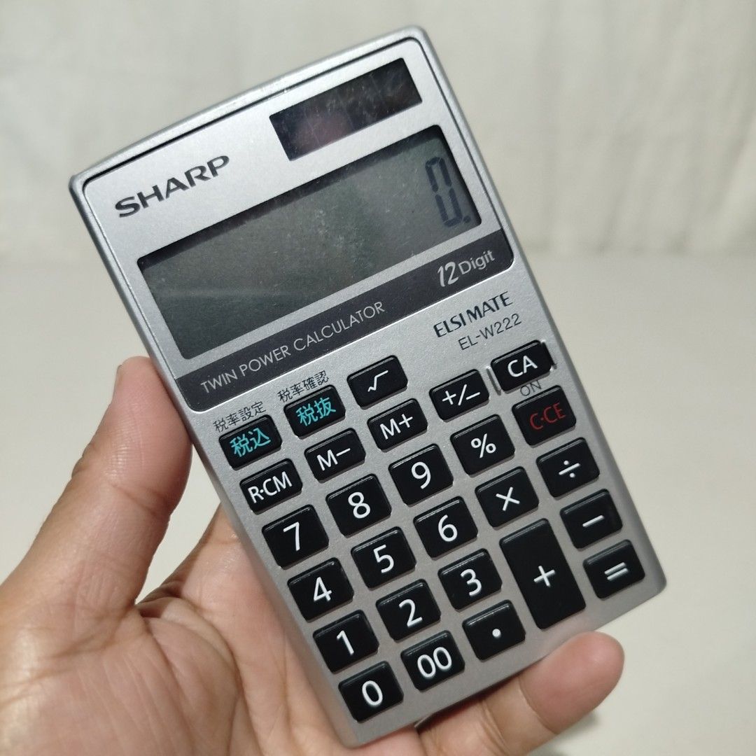 Japan Sharp ELSI MATE EL-W222 Calculator tested ok (Category: Office & Business Technology) located in Bulacan. Submitted by amarijapansurplus (Listing ID 1431084671, Image 1). Description: Japan Sharp ELSI MATE EL-W222 Calculator tested ok 📌as is 📌What u see is what u get 📌First to pay basis 📌Auto pass sa COD iwas scam sa part ko 📌MOP: GCASH 📌MOD: Pick-up, Lalamove (motorcycle) or J&T/Flash Express 📌Loc. Panginay, Balagtas, Bulacan 🇯🇵AM