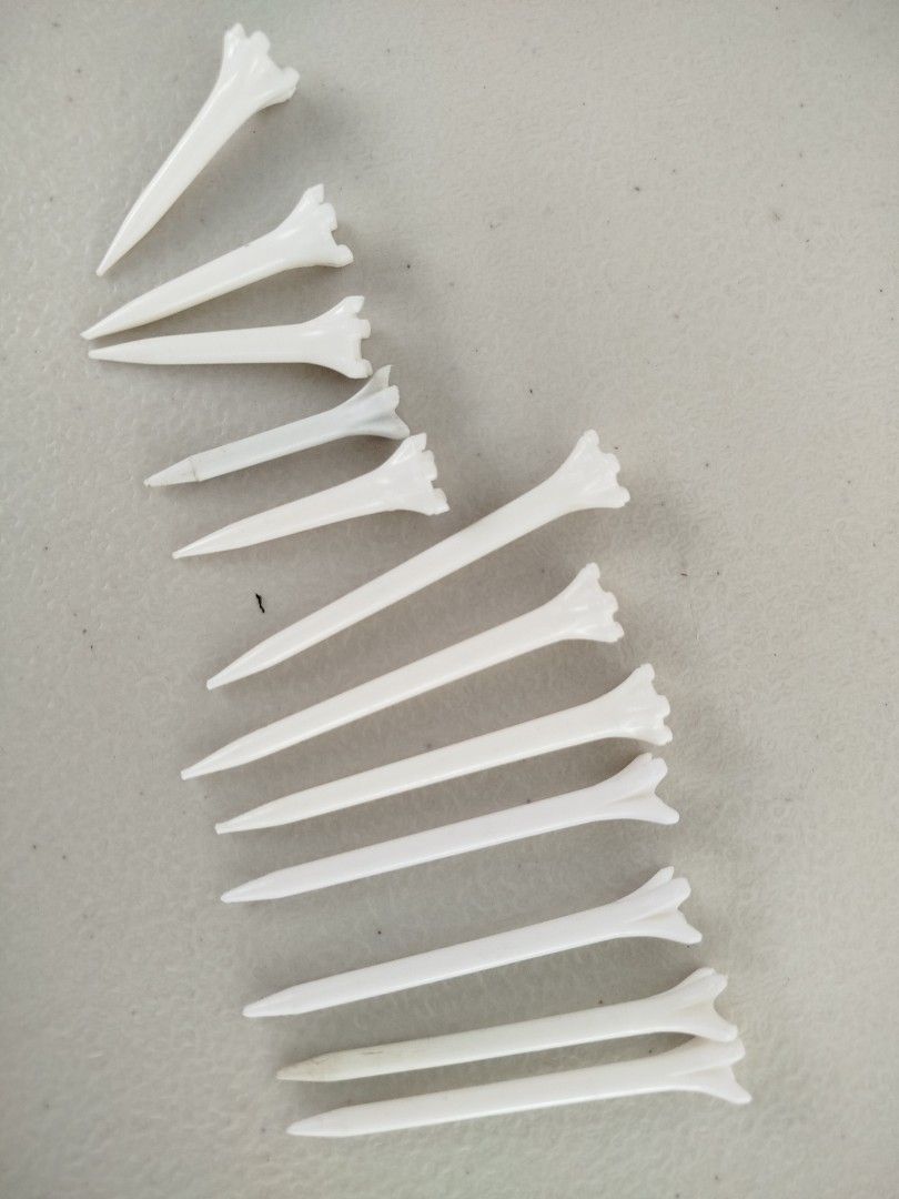 Japan White Golf Tees from Japan 12pcs (Category: Golf) located in Bulacan. Submitted by amarijapansurplus (Listing ID 1431007631, Image 2). Description: Japan White Golf Tees from Japan 12pcs 📌as is 📌What u see is what u get 📌First to pay basis 📌Auto pass sa COD iwas scam sa part ko 📌MOP: GCASH 📌MOD: Pick-up, Lalamove (motorcycle) or J&T/Flash Express 📌Loc. Panginay, Balagtas, Bulacan 🇯🇵AMARI Japan Surplus🇯🇵.