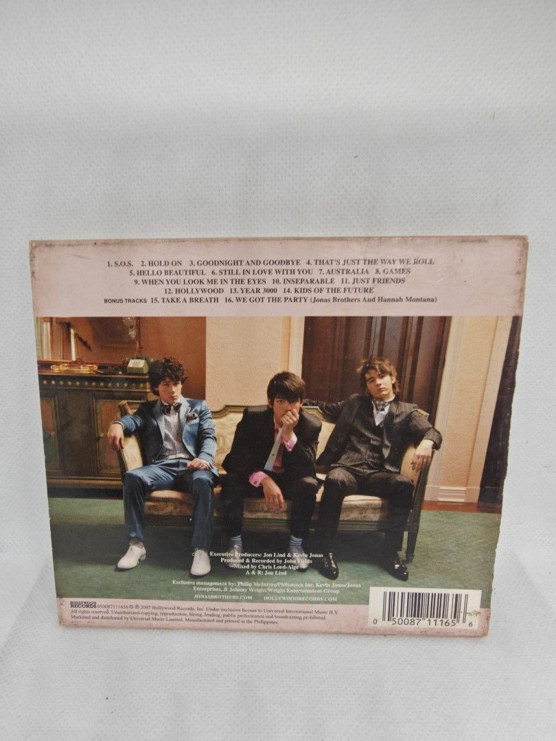 JONAS BROTHERS (Category: CDs & DVDs) located in Manila. Submitted by musiccdshopnew (Listing ID 1431179585, Image 2). Description: .