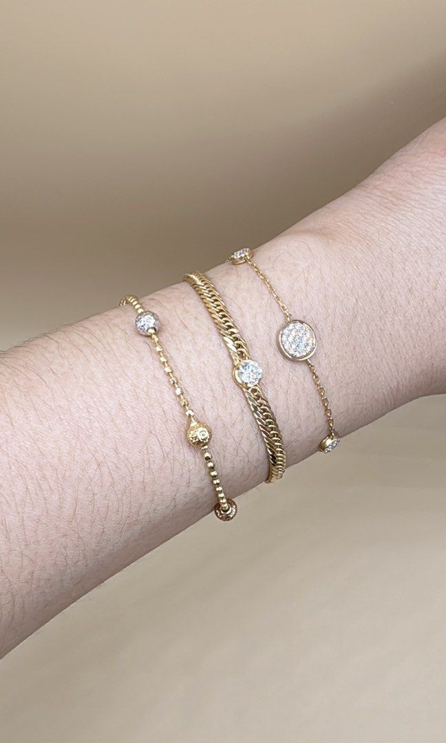 K18 Japan Diamond Bracelet (Category: Bracelets) located in Quezon City. Submitted by thykhloe (Listing ID 1410402250, Image 3). Description: Rose Gold Bracelet Natural Diamond Size: 6 in (Sold per piece not per gram).