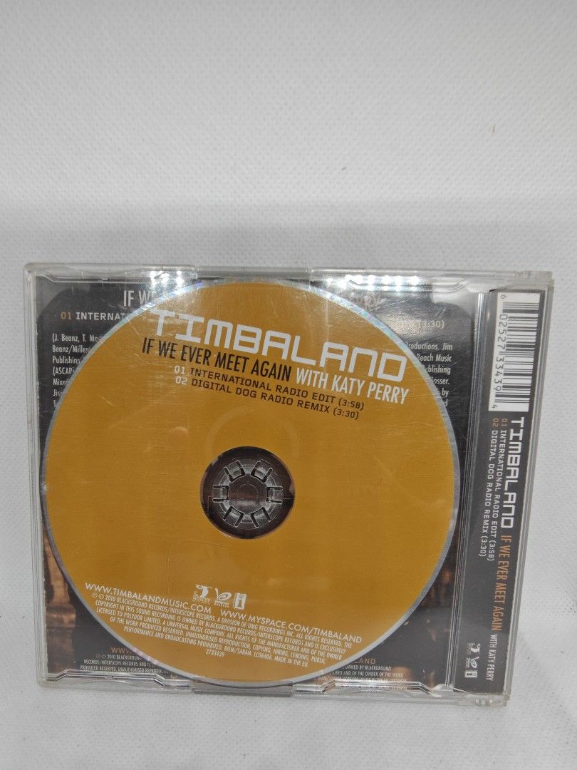 KATY PERRY- IF WE EVER MEET AGAIN (CD SINGLE) (Category: CDs & DVDs) located in Manila. Submitted by musiccdshopnew (Listing ID 1431116436, Image 2). Description: .
