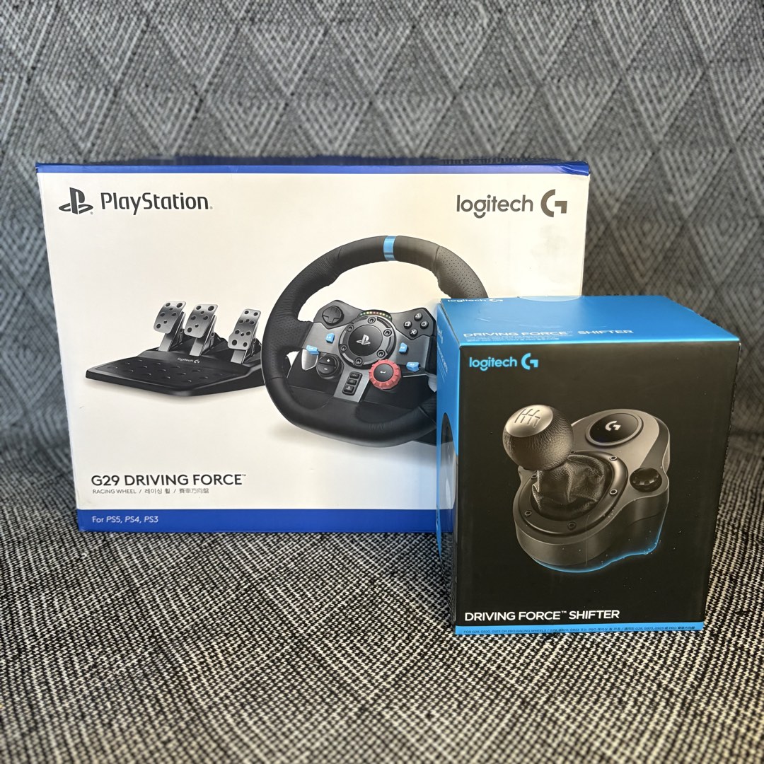 BRAND NEW Logitech G29 Driving Force Steering Wheel Boxed Pedal Sim ...