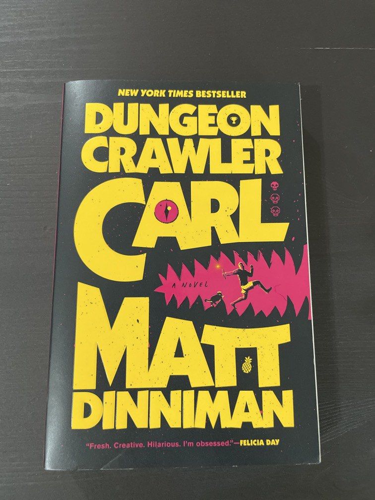Matt Dinniman | Dungeon Crawler Carl (Category: Storybooks) located in Las Pinas. Submitted by yourneighbortotoro (Listing ID 1431003543, Image 1). Description: 🐾 Matt Dinniman | Dungeon Crawler Carl ✨ Chaos, comedy, and cats — A hilarious dungeon‑crawl saga with cult fandom appeal 📚 Perfect for collectors of fantasy fiction, litRPG showcases, and bestselling fandom literature This Dungeon Crawler Carl by Matt Dinniman is a New York Times bests