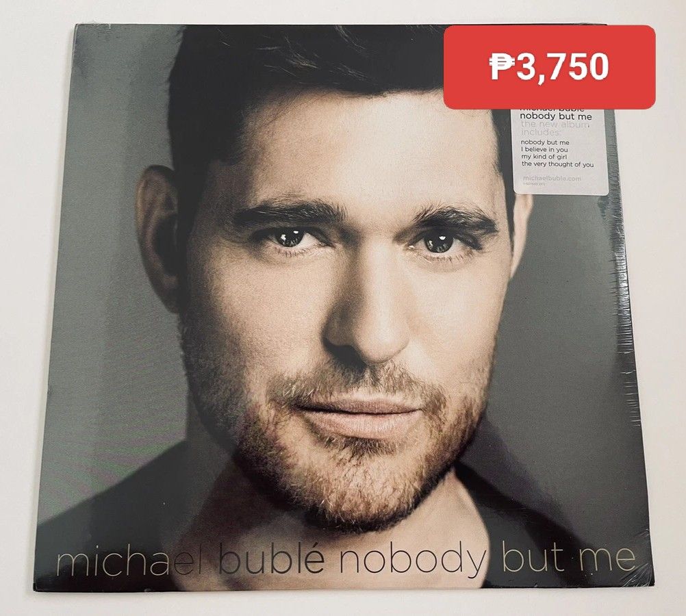 Michael Buble - Nobody But Me vinyl (Category: Vinyls) located in Manila. Submitted by jhenaloymerchandise (Listing ID 1431030357, Image 1). Description: Michael Buble - Nobody But Me = ₱3,750 brand New sealed made in USA.