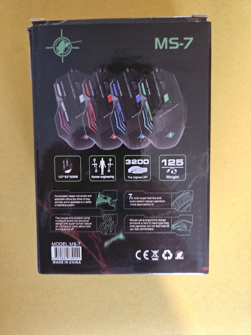 MS-7 Turbo Fire Gaming Mouse - Brand New, Computers & Tech, Parts ...