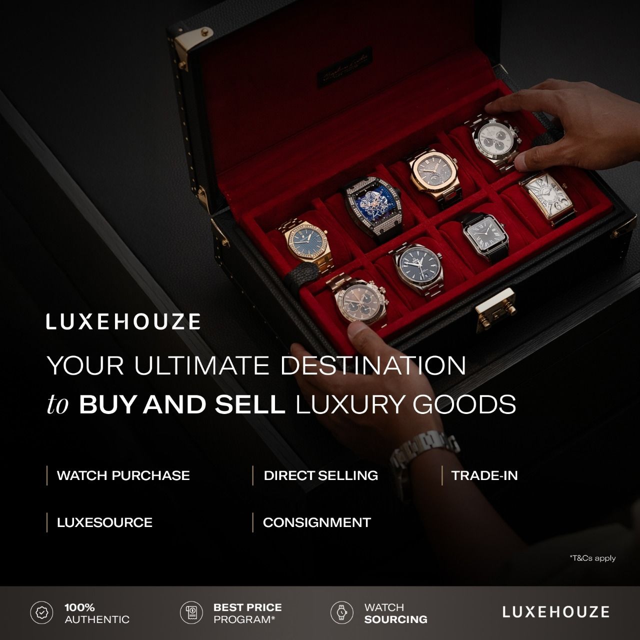 New 2026 Patek Philippe Twenty~4 7300/1200A-010 Grey (Category: Watches) located in Singapore. Submitted by luxehouze (Listing ID 1430646172, Image 2). Description: READY FOR EXTRA DEALS? Join our Community for special offers and latest arrivals! //bit.ly/LHWatchesSG Luxehouze is your trusted marketplace to buy and sell luxury goods. Luxehouze SG Pte Ltd is a licensed luxury goods marketplace and regulated dealer. WHY US? 100% Authentic with Mone