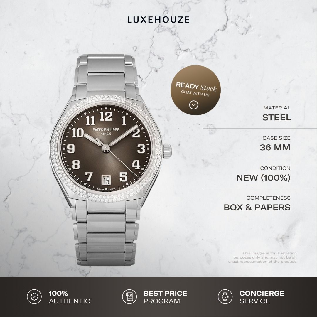 New 2026 Patek Philippe Twenty~4 7300/1200A-010 Grey (Category: Watches) located in Singapore. Submitted by luxehouze (Listing ID 1430646172, Image 1). Description: READY FOR EXTRA DEALS? Join our Community for special offers and latest arrivals! //bit.ly/LHWatchesSG Luxehouze is your trusted marketplace to buy and sell luxury goods. Luxehouze SG Pte Ltd is a licensed luxury goods marketplace and regulated dealer. WHY US? 100% Authentic with Mone