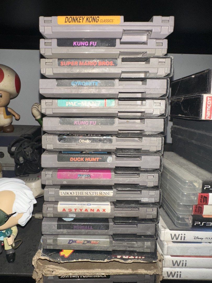 Nintendo NES Game Cartridges - Assorted Titles (Category: Nintendo) located in Manila. Submitted by oddlion.2300fc (Listing ID 1431089868, Image 2). Description: NINTENDO ENTERTAINMENT SYSTEM (NES) 13 pieces 4k for TAKE ALL Binondo Manila.