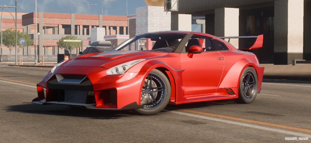 Nissan GT-R Red R35 Car Parking Multiplayer 2 CPM 2, Video Gaming ...