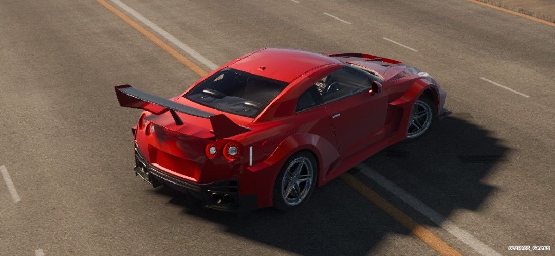 Nissan GT-R Red R35 Car Parking Multiplayer 2 CPM 2, Video Gaming ...