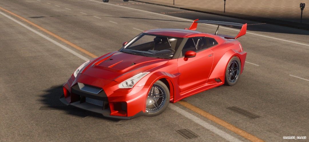 Nissan GT-R Red R35 Car Parking Multiplayer 2 CPM 2, Video Gaming ...