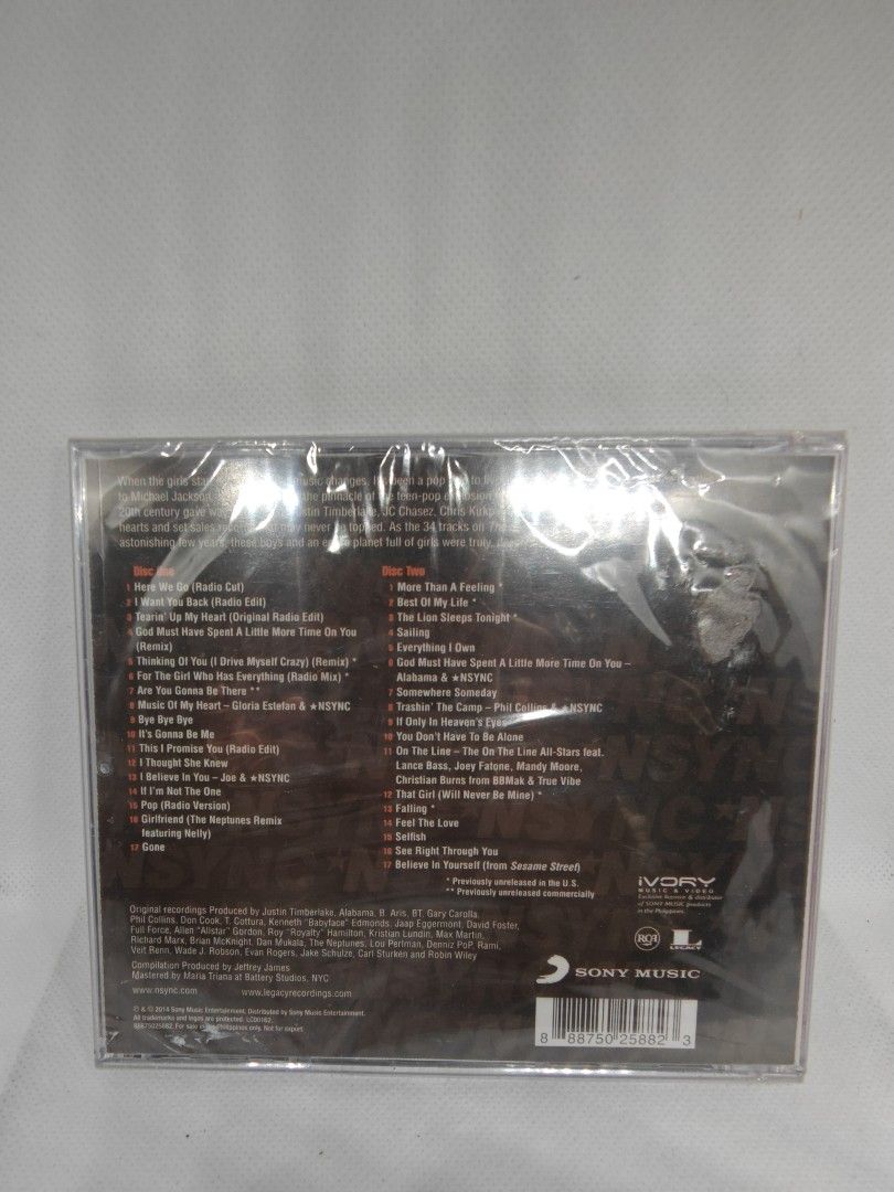 NSYNC- THE ESSENTIALS - 2 CD (Category: CDs & DVDs) located in Manila. Submitted by musiccdshopnew (Listing ID 1431126978, Image 2). Description: .