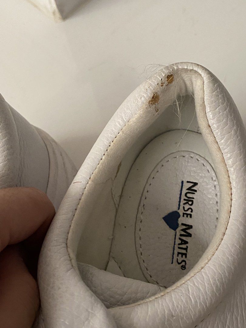 White Nursing shoes (Category: Heels) located in Manila. Submitted by mpt99876 (Listing ID 1431073346, Image 3). Description: Nurse mates shoes For nursing students or nurses Size 6 23cm Slightly used only.