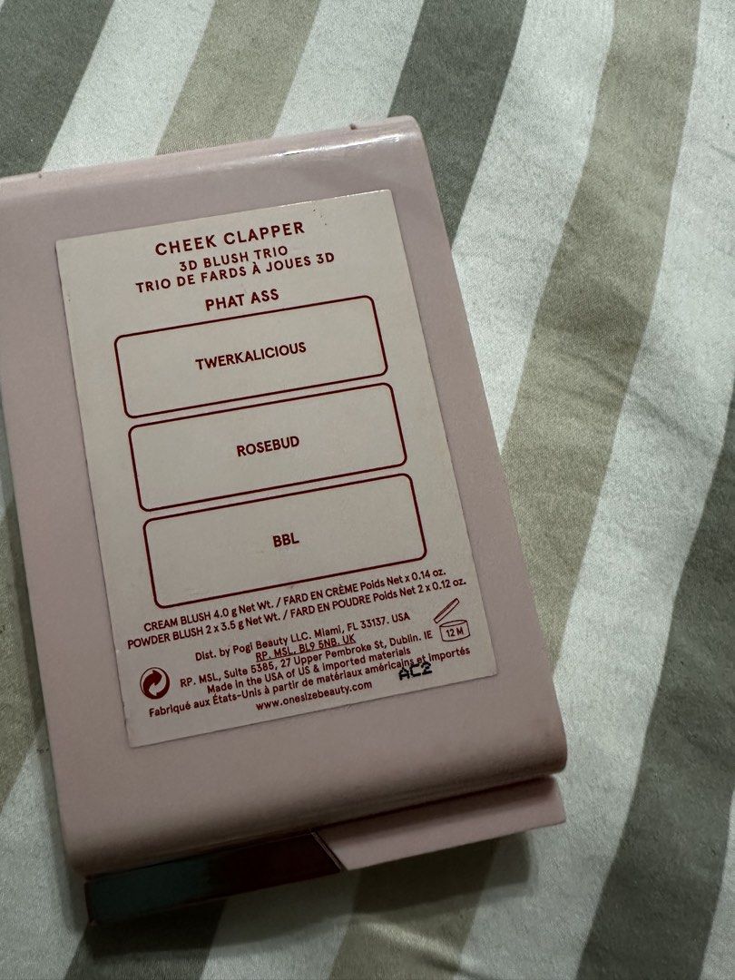 One Size Phat Ass (Category: Makeup) located in Quezon City. Submitted by glitchandglamor (Listing ID 1431102582, Image 2). Description: •swap to attention seeker of similar condition •RFS: swatched only, too many makeup, downsizing my stuff •check out my other items.