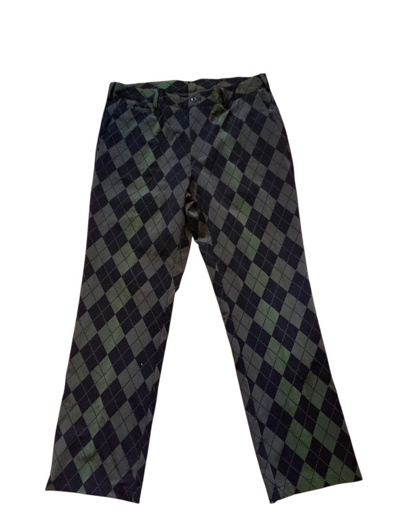 Playboy Golf Argyle Pants (Category: Jeans) located in Zamboanga. Submitted by sherifhae-95902 (Listing ID 1431064936, Image 1). Description: play boy golf pants good as new waistline 32 to 36 length 40 color 9.5 or better no hidden issue Dm to purchase.. thank you.
