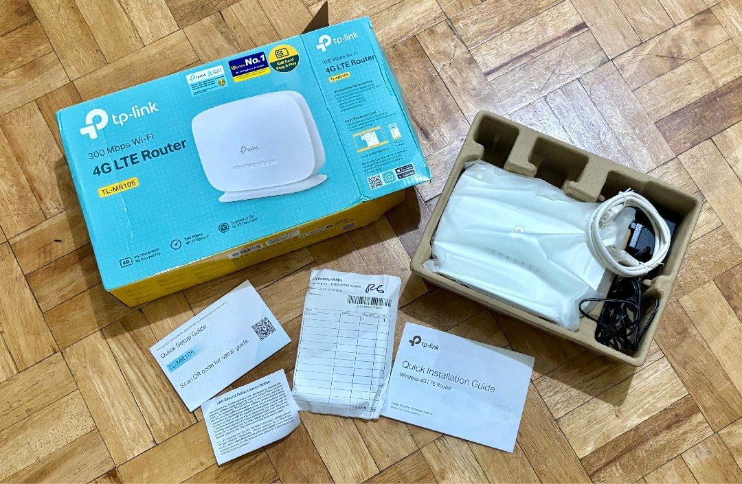 Plug and Play Router with Sim slot - TP-Link TL-MR105 300 Mbps 4G LTE ...