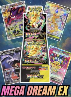 Pokemon Card Game Mega Dream EX Booster Box, Hobbies & Toys, Toys