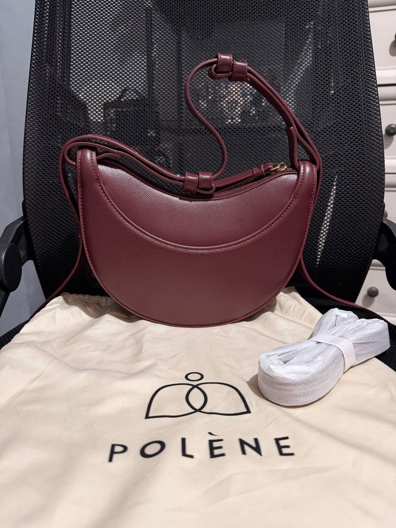 Poléne Numero Dix Bag (Category: Shoulder Bags) located in Quezon City. Submitted by gil_preloved (Listing ID 1431149948, Image 2). Description: Polene Numero Dix in Burgundy No other flaws besides the leather lining scratch at the bottom. Inclusions: With dust bag and unused crossbody strap Rfs: Eyeing another bag :)) made in viet not auth.