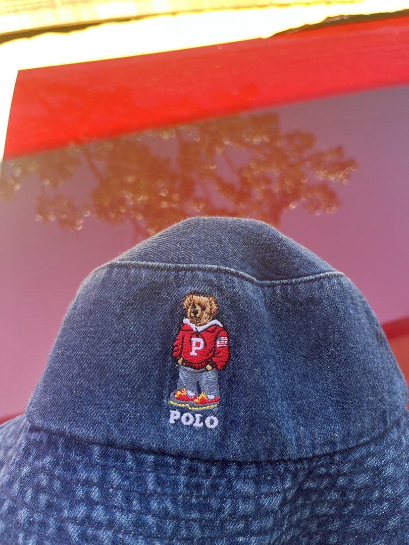 Polo Ralph Lauren Denim Bucket Hat (Category: Caps & Hats) located in General Santos City (Dadiangas). Submitted by arjay_genita (Listing ID 1431093997, Image 2). Description: ALL SIZE FIT EXCELLENT TO NEW CONDITION NO ISSUE COLOR RATE 9.7/10 .