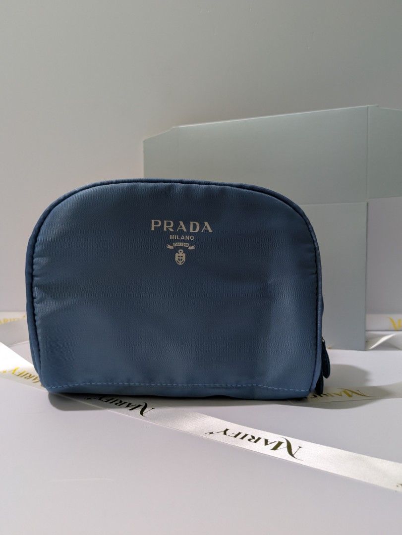 Prada Cosmetic Pouch (Category: Luxury Bags & Wallets) located in Cabuyao City. Submitted by marifyyy (Listing ID 1431033392, Image 3). Description: Prada Cosmetic/Toiletries Pouch GWP w/box brand new 📍Cabuyao, Laguna 🚛 LBC shipment sched: Tue & Fri 🛻 Lalamove on nearby areas • Payment first • SF - cod or pwedeng isama na sa payment — COD (SF) we only ship via LBC — For complete payment (w/sf), we can ship via LBC or J&T 💸 MOP: gcash/maya/ban