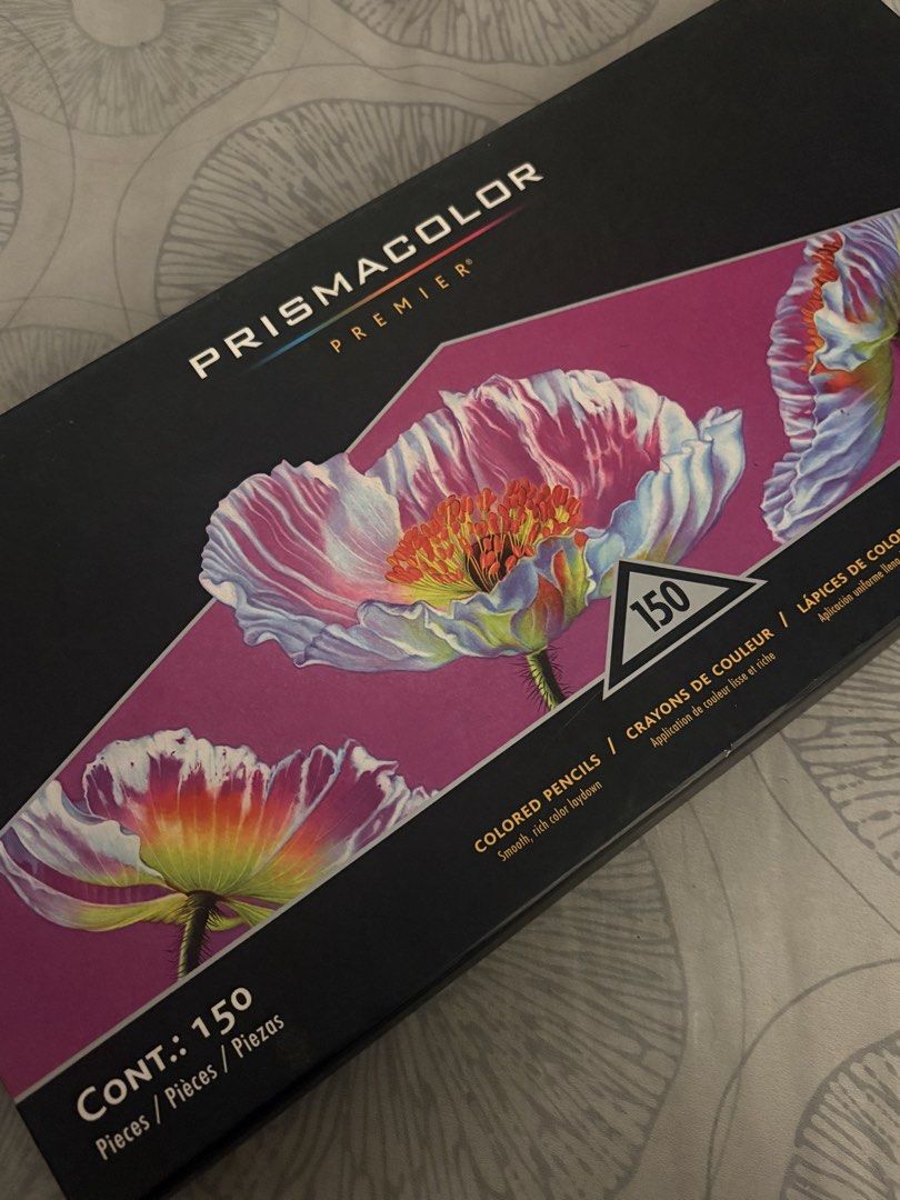 Prismacolor Premier 150 Colored Pencils Set (Category: Craft Supplies & Tools) located in Cabuyao City. Submitted by rochambeauu (Listing ID 1431051565, Image 1). Description: Used but not abused. Complete Original Prisma 150 pcs set. Rfs: sa corpo na nagwowork 😅 Orig price is P10,000 .