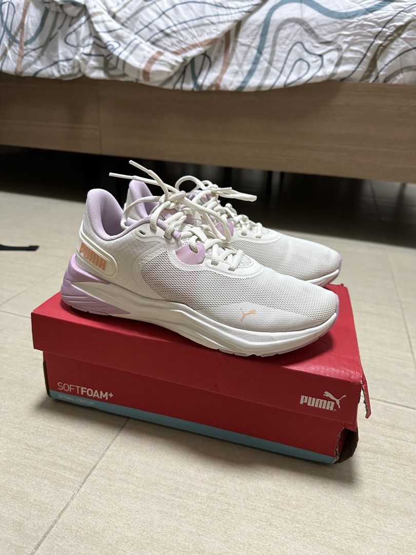 Puma Disperse XT 3 Summer Daze Sneakers (Category: Sneakers) located in Manila. Submitted by nuggs267 (Listing ID 1431065353, Image 1). Description: Puma Disperse XT 3 Summer Daze sneakers in warm white-grape mist-peach colorway. Features a SOFTFOAM+ insole for optimal comfort. Women's size US 7, UK 4.5, EUR 37.5, and CM 23.5. Comes with the original box. Used once only. Rfs: di nagagamit.