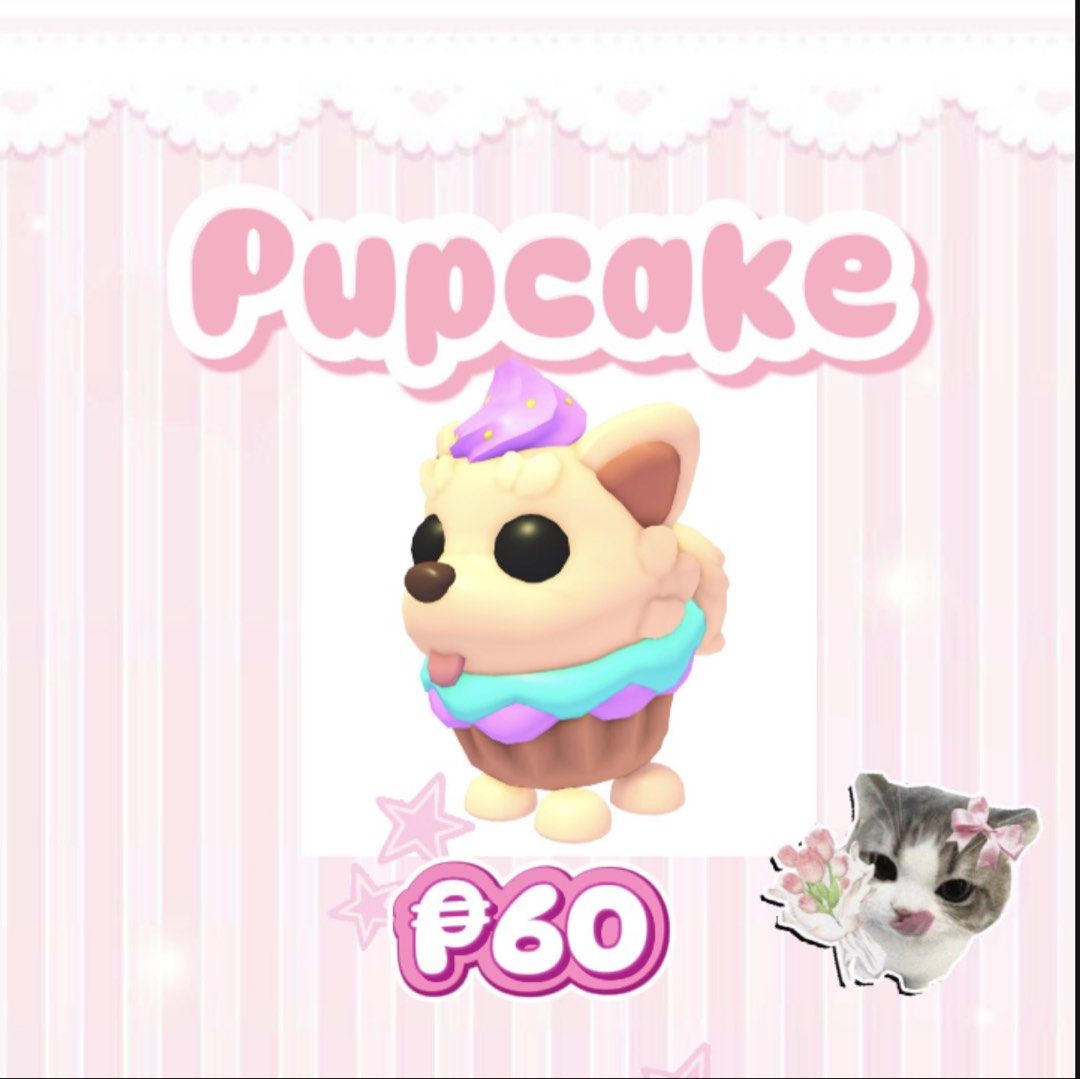 Pupcake Adopt me pet (Category: In-Game Products) located in Caloocan City. Submitted by xylaadmfs (Listing ID 1431104417, Image 1). Description: .
