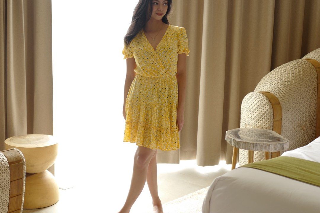Shein summer yellow dress (Category: Dresses) located in Manila. Submitted by chicandbaddie (Listing ID 1431058815, Image 2). Description: .