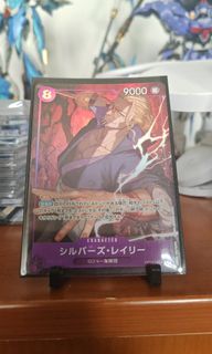 One Piece Card Game - Silvers Rayleigh Leader OP12-001, Hobbies & Toys ...