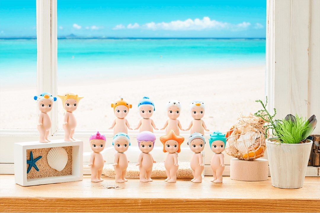 Sonny Angel Marine Series (Category: Designer & Blind Box Toys) located in Singapore. Submitted by whimsy_cave (Listing ID 1430983456, Image 2). Description: 🐳Sonny Angel Marine Series🐳 💖Authentic & Brand New sealed in Foil 💖$10 each 💖Gifting one free outfit for per SA purchase Designs: ✅Shark ✅Jellyfish ✅Dolphin ✅Seal ✅Seahorse ✅Whale ✅Clownfish ✅Shell ✅Penguin ✅Manta ✅Blowfish ❌Starfish (SOLD) More series available in other listings, pleas