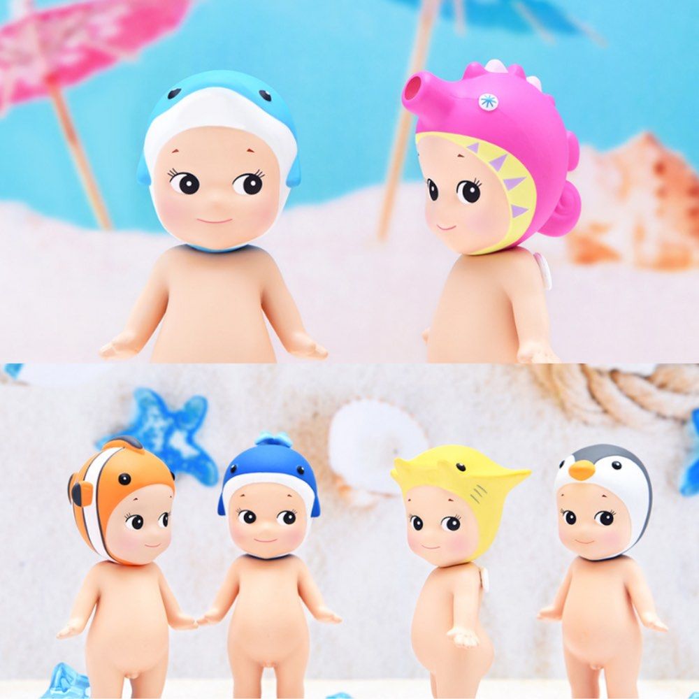 Sonny Angel Marine Series (Category: Designer & Blind Box Toys) located in Singapore. Submitted by whimsy_cave (Listing ID 1430983456, Image 1). Description: 🐳Sonny Angel Marine Series🐳 💖Authentic & Brand New sealed in Foil 💖$10 each 💖Gifting one free outfit for per SA purchase Designs: ✅Shark ✅Jellyfish ✅Dolphin ✅Seal ✅Seahorse ✅Whale ✅Clownfish ✅Shell ✅Penguin ✅Manta ✅Blowfish ❌Starfish (SOLD) More series available in other listings, pleas
