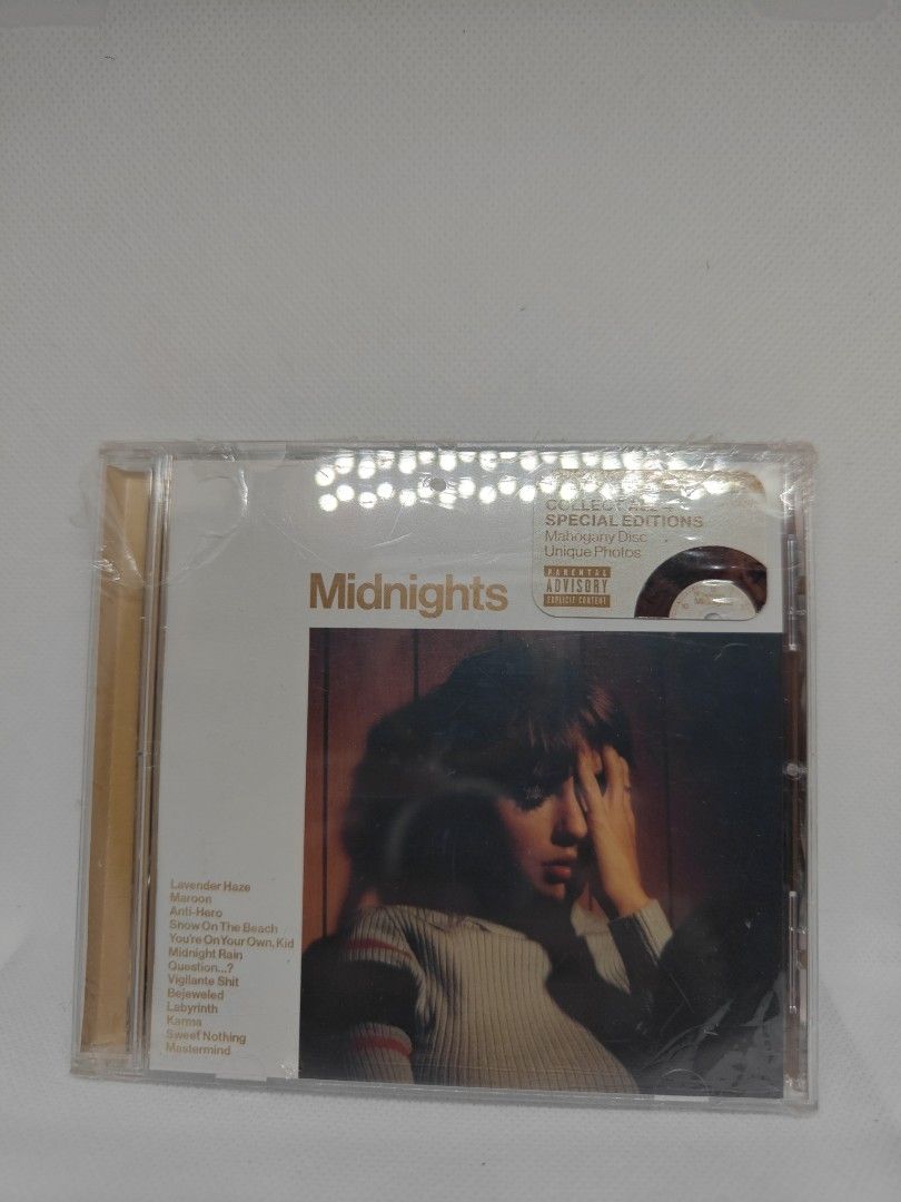 TAYLOR SWIFT- MIDNIGHTS - MAHOGANY EDITION (Category: CDs & DVDs) located in Manila. Submitted by musiccdshopnew (Listing ID 1431035884, Image 1). Description: .