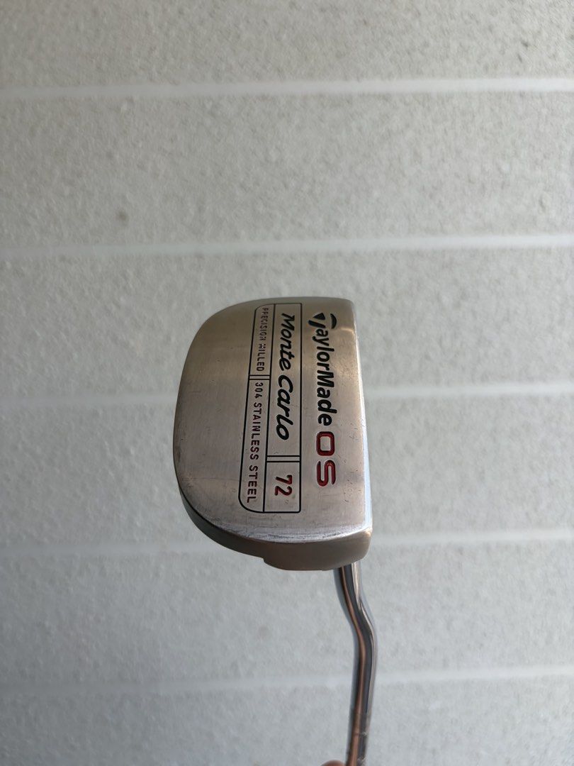 TaylorMade Monte Carlo OS 72 Putter (Category: Golf) located in Santa Rosa. Submitted by rumborro (Listing ID 1430991031, Image 1). Description: Taylormade Monte Carlo Mallet Putter Issue: Grip, please see photos.