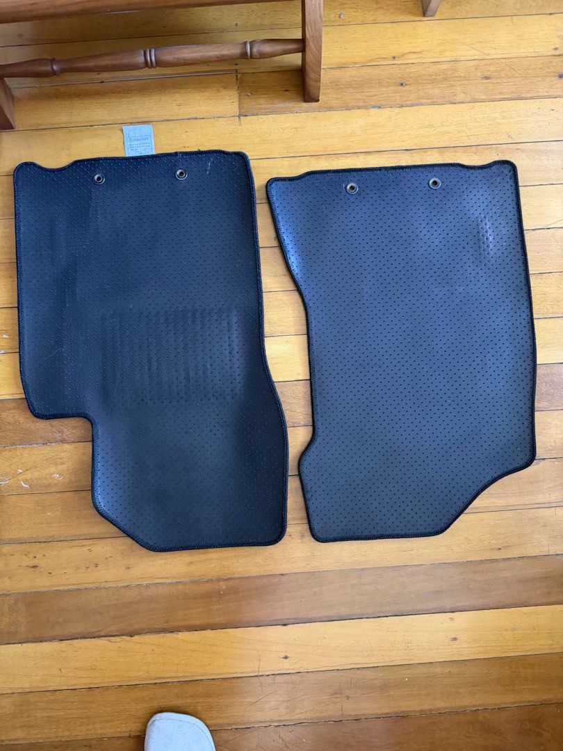 Nissan Terra dish mat very thick durable material (Category: Upholstery, Seatcovers and Other Interior Parts and Accessories) located in Paranaque City. Submitted by crew08 (Listing ID 1431154983, Image 3). Description: 3 pcs Terra set deep dish matting with Terra branding floor mats. Also theres a separate posting for the rubber trunk tray in my account.