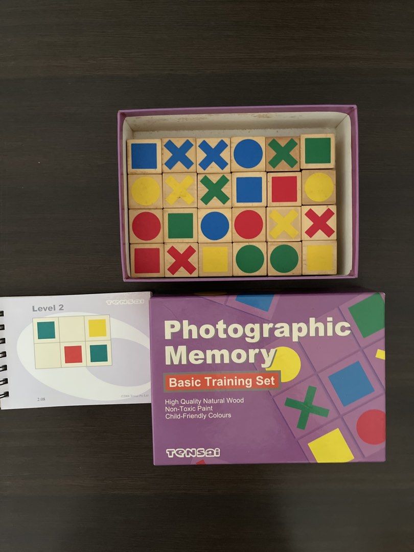 Tonsei Photographic Memory Basic Training Set (Category: Educational & Learning Toys) located in Singapore. Submitted by thatts123 (Listing ID 1430986948, Image 2). Description: Train memory for kids Deal at Buona vista mrt station Not for fussy buyer.
