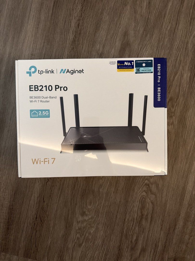 Tp-link EB210 Pro BE3600 Dual-Band Wi-Fi 7 Router, Computers & Tech ...