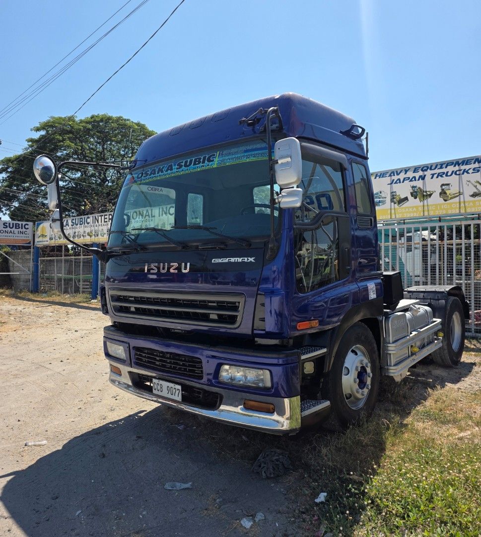 Tractor head Isuzu gigamax 6wg1 inline (Category: Heavy Vehicles) located in Manila. Submitted by samansubic (Listing ID 1431043905, Image 2). Description: Isuzu gigamax 6wg1 tractor head inline manual 6 wheelers .Japan surplus trucks for sale saman jayantha trucks in osaka subic international inc jasa road purok2 lubao Concepcion pampanga inquiries 09199977999 09177799955.