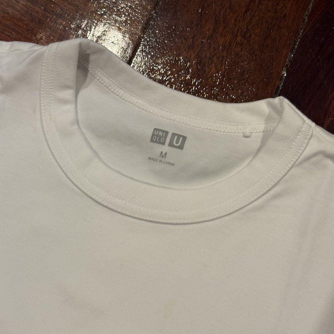 Uniqlo Crew Neck Shirt (Category: Shirts) located in Marikina City. Submitted by eisagyu (Listing ID 1431087156, Image 2). Description: BNWOT never used! no stains no flaws 📍 Lower Antipolo, Rizal 💰 Gcash, Maya, Maribank/Seabank, BDO 🚛 J&T, GGX, Same day delivery. All shipping fees are at buyer’s expense!.