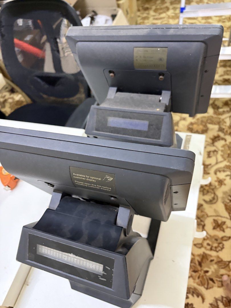 Used POS System (Category: Office & Business Technology) located in Singapore. Submitted by husab (Listing ID 1430981148, Image 1). Description: - Used POS system - Not functional - All parts in the computer 4 pieces in total.