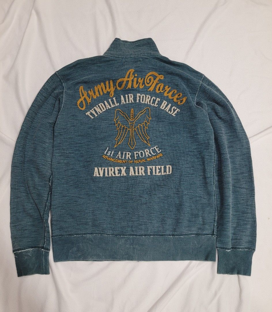 Vintage Avirex Air Force Jacket (Category: Coats, Jackets and Outerwear) located in Bulacan. Submitted by oldfold (Listing ID 1431120227, Image 2). Description: Very good condition. With minimal sign of use. Large on tag. width: 21 length: 26.