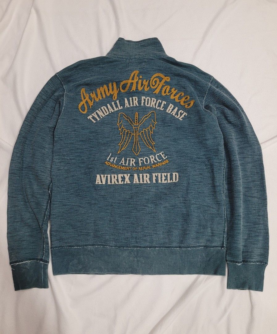 Vintage Avirex Air Force Jacket (Category: Coats, Jackets and Outerwear) located in Bulacan. Submitted by oldfold (Listing ID 1431120227, Image 3). Description: Very good condition. With minimal sign of use. Large on tag. width: 21 length: 26.
