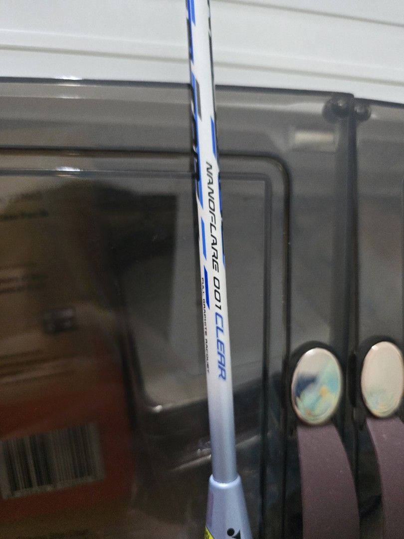 Yonex Nanoflare 001 Clear Badminton Racket, Sports Equipment, Sports ...