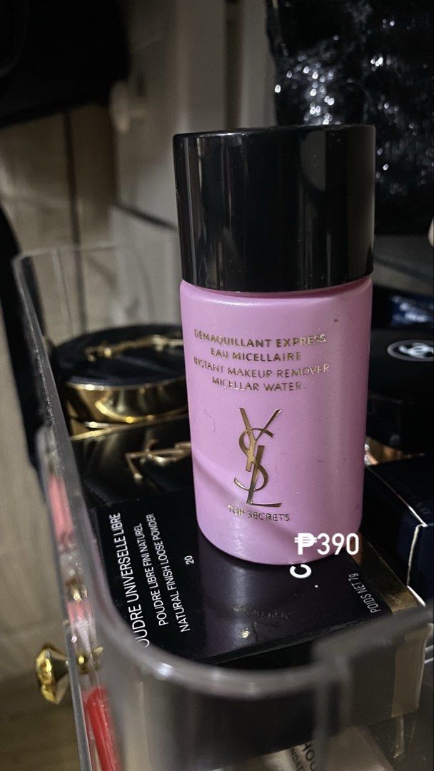 Yves Saint Laurent Makeup Remover (Category: Makeup) located in Manila. Submitted by declutterwithpeanut (Listing ID 1430962760, Image 1). Description: rush 300.