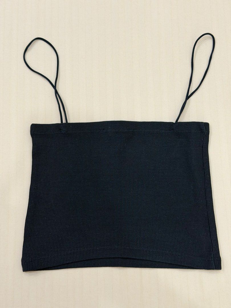 Zara Ribbed Tank Top (Category: Sleeveless) located in San Juan City. Submitted by erkashops (Listing ID 1431068154, Image 1). Description: Loved it so much I got it in different colors! Orange White Black ₱350 each!.