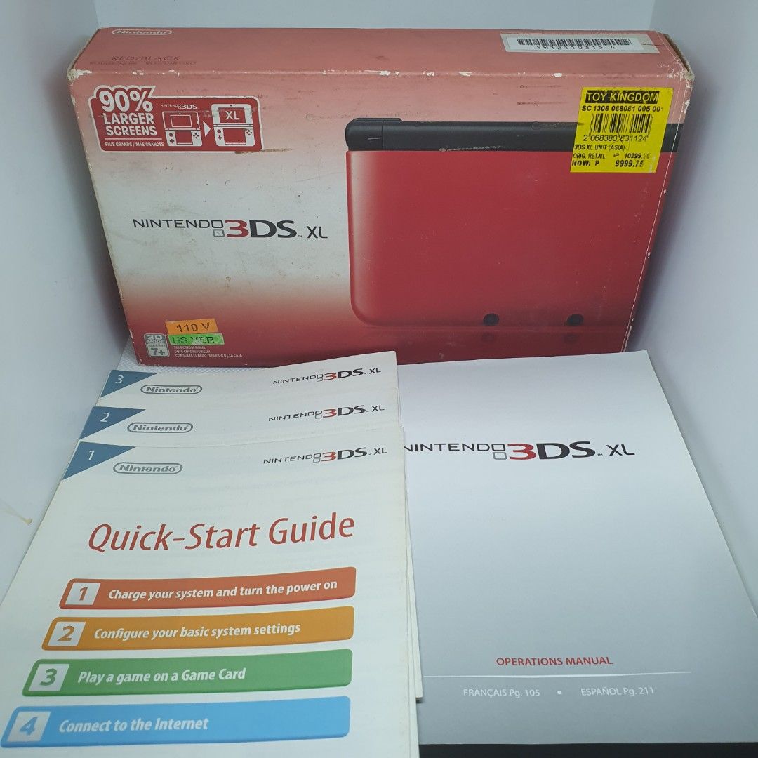 1000 - Red 3DS XL Box only with manual and inserts (Category: Nintendo) located in Quezon City. Submitted by itemsforadoption (Listing ID 1435478841, Image 1). Description: Important note: carousel sellers have limited replies. If I can't reply, feel free to message me on 09338548592 Rfs: Its 2026! Happy New Year! Hoping you have a good year ahead of you! If you have questions feel free to send a message. Though I'll most likely be able to reply 
