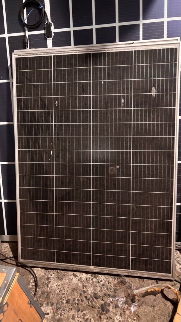 150w Solar Panel (Solarhomes) (Category: Home Improvement Tools & Accessories) located in Mandaluyong City. Submitted by yuyuondabeat (Listing ID 1435447684, Image 1). Description: selling used solar panel 150 w for 2500 each nalang used for a year only 5 pcs available if buy 2 > 2400 each buy 3 > 2300 each buy all > 2000 each (can go lower if kunin asap) location : MANDALUYONG sold 2 na po 4 nalang po available .