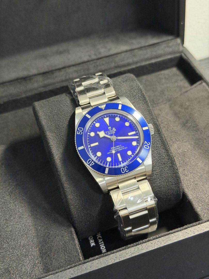 2026 Tudor Black Bay 58 Blue (Category: Luxury Watches) located in Manila. Submitted by rhyswatchphil (Listing ID 1435464285, Image 2). Description: 2026 Tudor Black Bay 54 Blue New Release 790000B 37mm Brand New with Stickers Full Set Condition 10/10 San Juan City/New Manila QC On Hand.